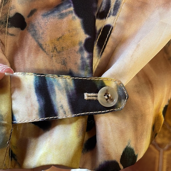 Zara Drawstring Tie Dye Blouse & Balloon Pants Set size M - Picture 9 of 10